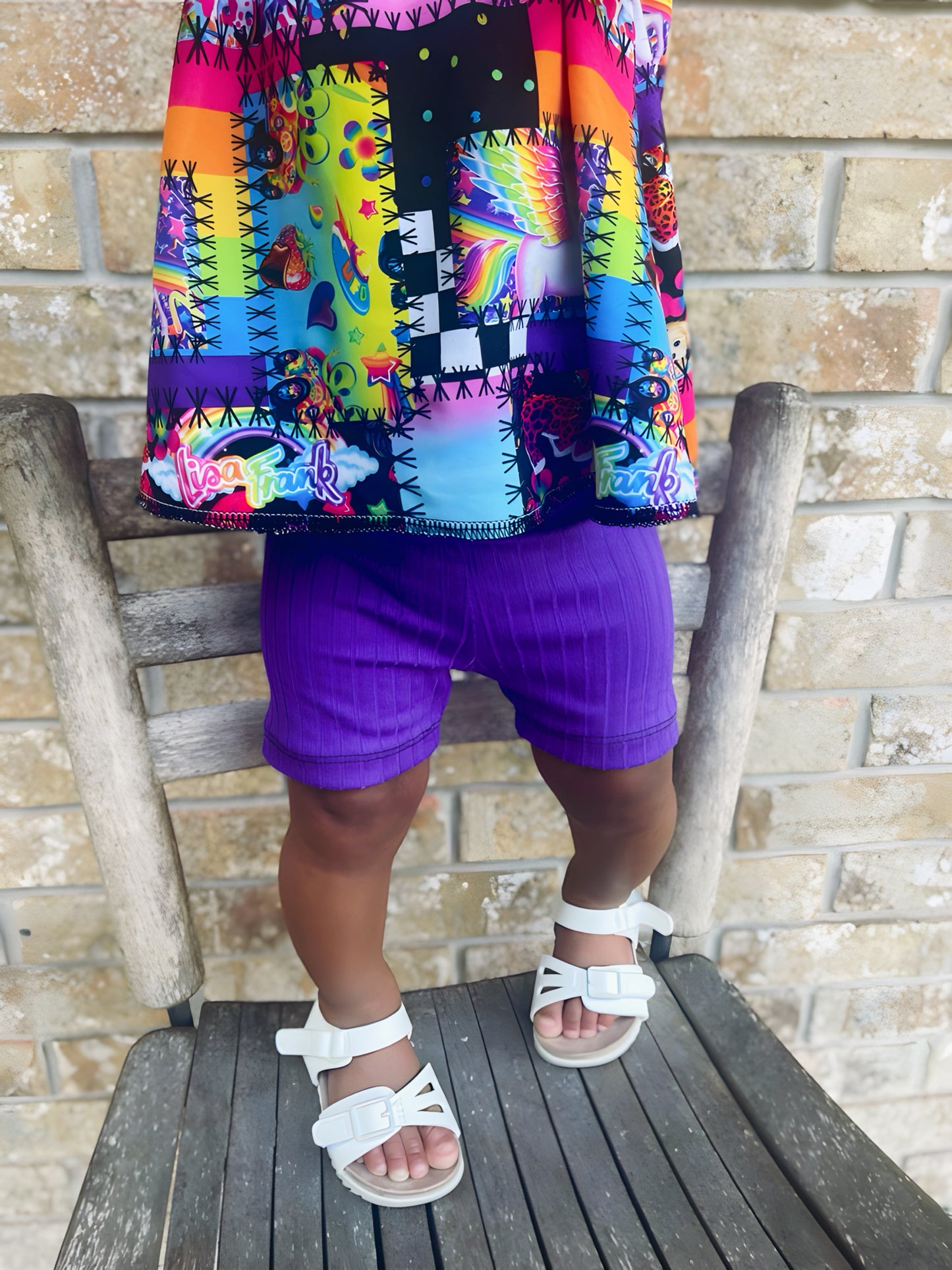 Purple bikers