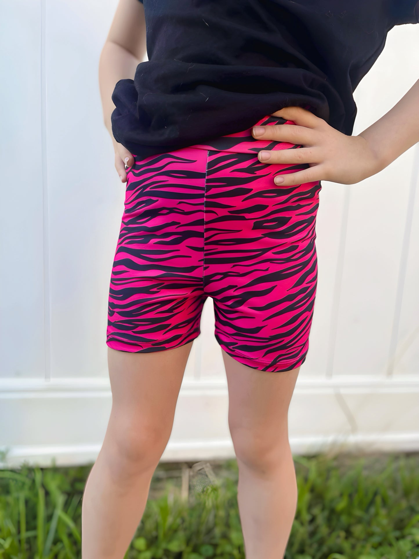 Pink zebra bikers