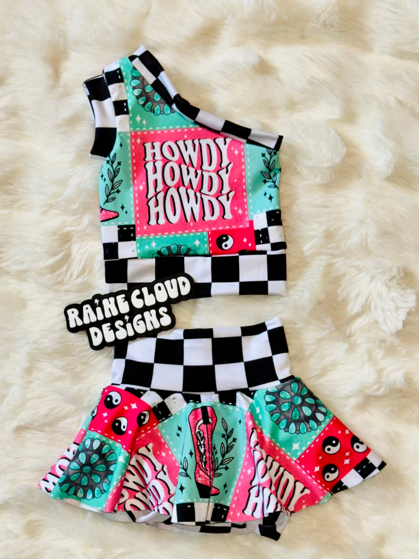 Mystery one shoulder tank sets