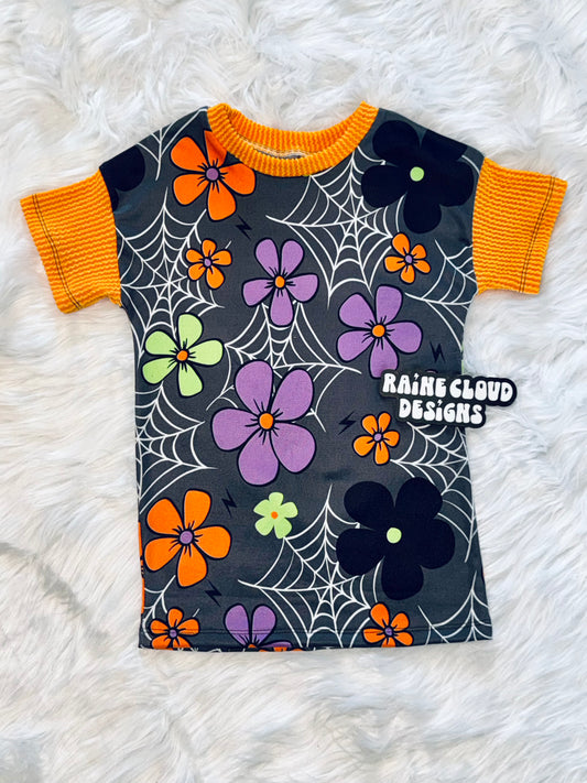 Spider web tee dress💜🧡