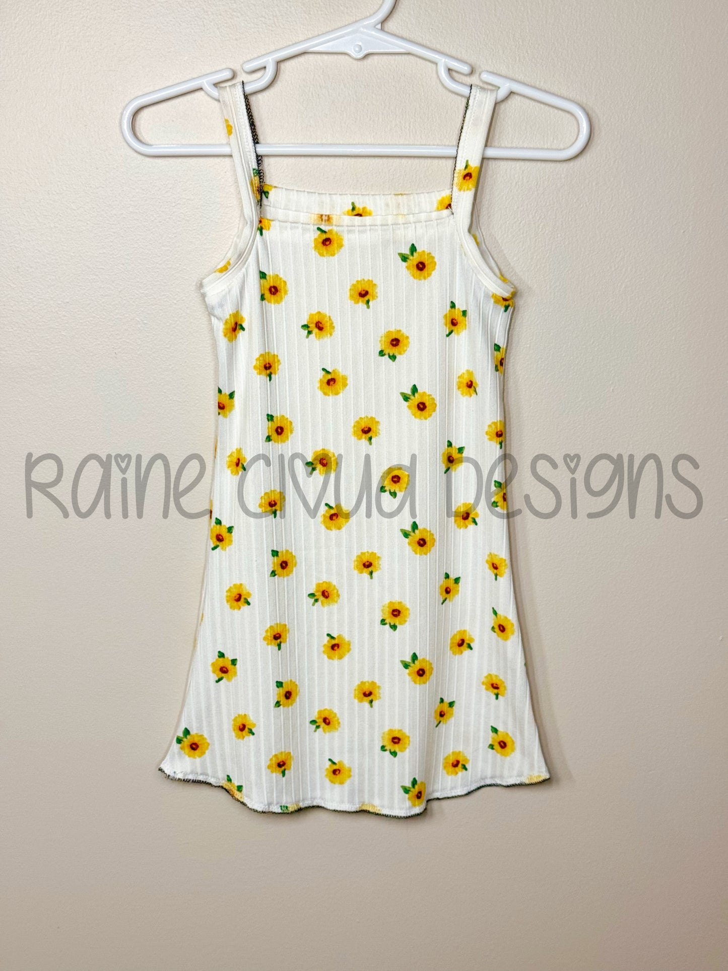 Sunflower cami dress