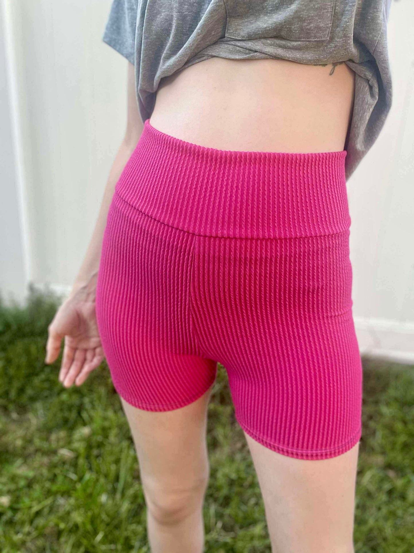 Hot pink mama bikers
