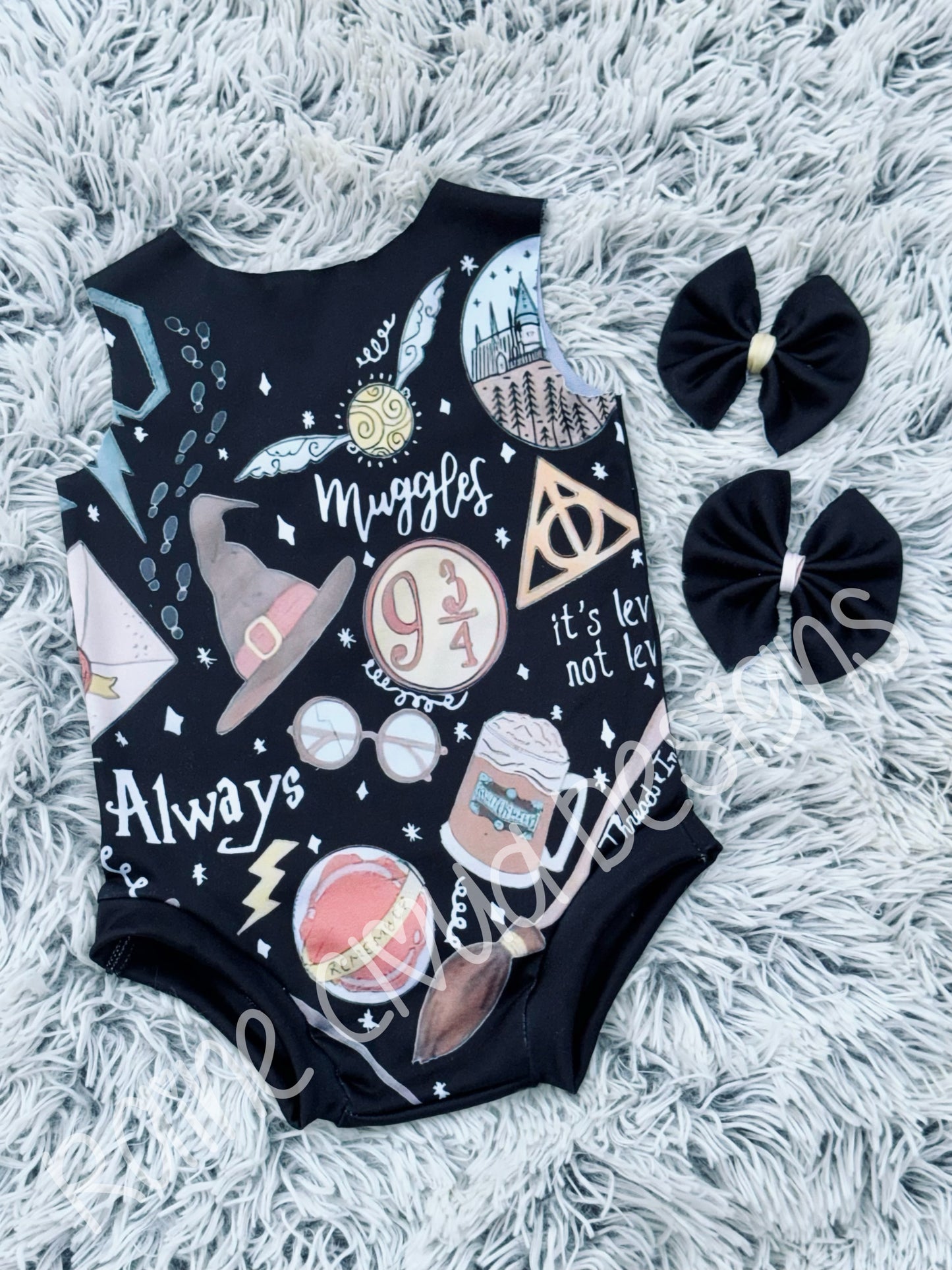 HP romper w/ piggies